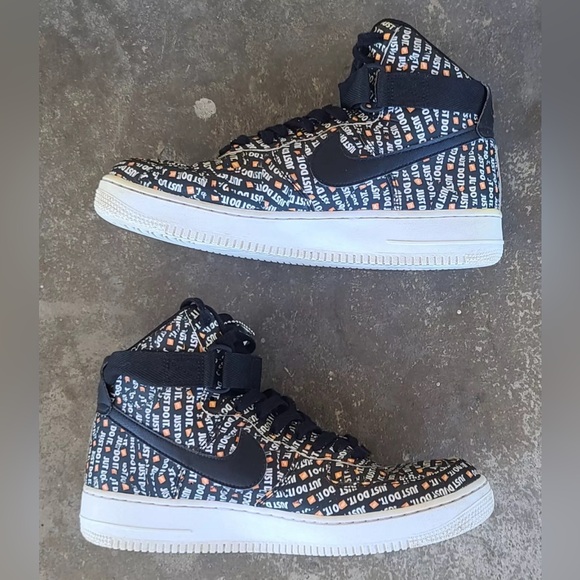 Nike Air Force 1 High '07 LV8 "Just Do It" 2018 Men's Size 11 AQ9648-001 - Picture 4 of 10